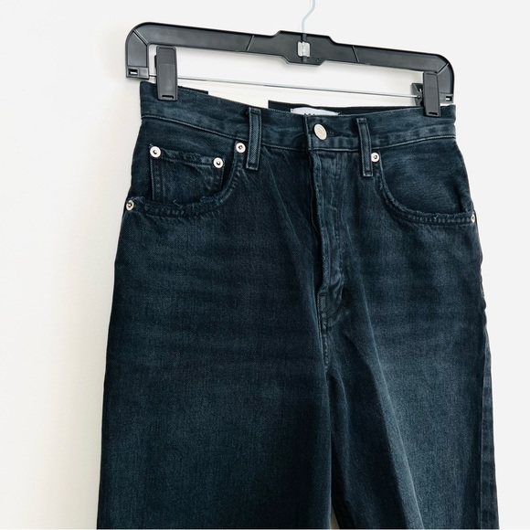 Agolde 90's Pinch Waist High Rise Straight Leg Shorts NWT - Picture 5 of 13